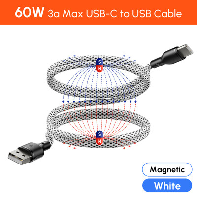 27 W 100 W Magnetic Type C USB to For iOS Kabel Brzo punjenje u navoju za iPhone 15 14 13 Pro max Samsung S23 Google Magnet Storage