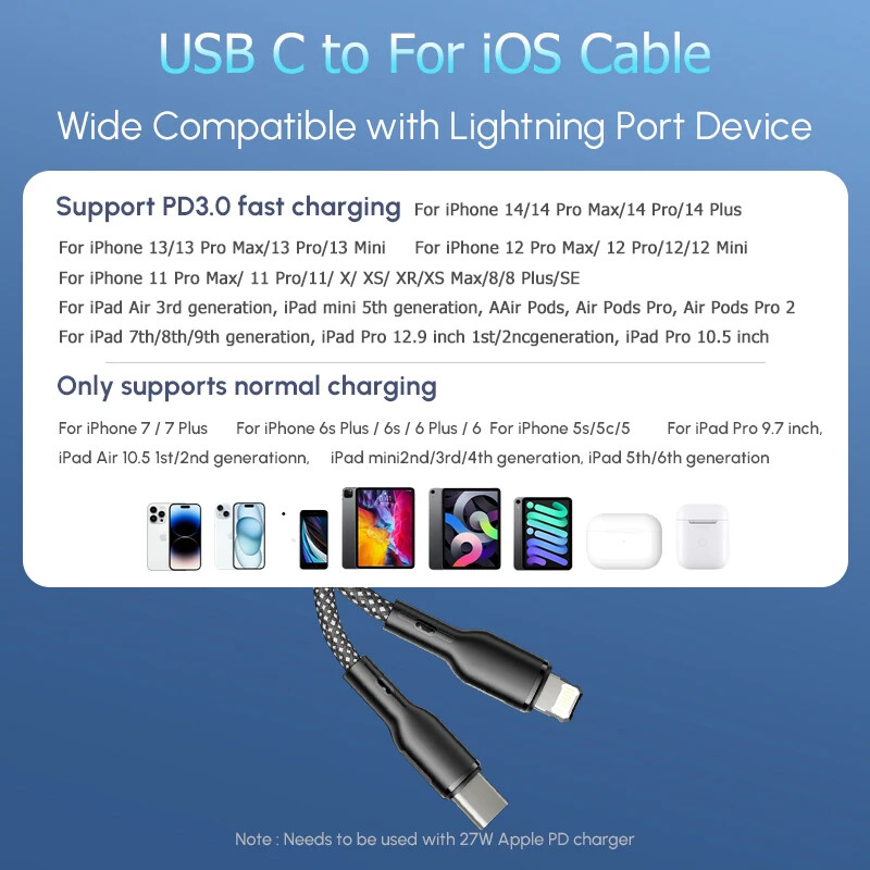 27 W 100 W Magnetic Type C USB to For iOS Kabel Brzo punjenje u navoju za iPhone 15 14 13 Pro max Samsung S23 Google Magnet Storage