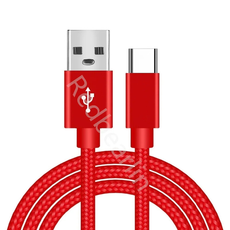5 pakiranja 1M 2M 3M tkanina za brzo brzo punjenje, najlon tip c USB-C kabel za punjenje podataka Kabeli za Samsung s21 s22 note 20 htc lg