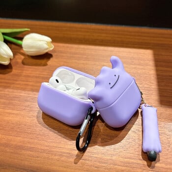 Για Airpods 4 Cute Cartoon 3D Ghost Earpods Θήκη για Airpods 1 2 3 Pro 2 Wireless Earphone Cover Monster Charging Box Stylus Pen