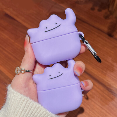 Airpods 4 Cute Cartoon 3D Ghost Earpods tok Airpodshoz 1 2 3 Pro 2 Vezeték nélküli fülhallgató fedél Monster töltődoboz Stylus Pen