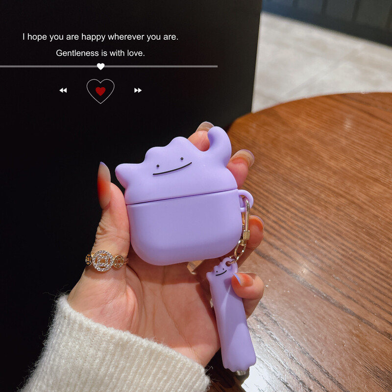Για Airpods 4 Cute Cartoon 3D Ghost Earpods Θήκη για Airpods 1 2 3 Pro 2 Wireless Earphone Cover Monster Charging Box Stylus Pen