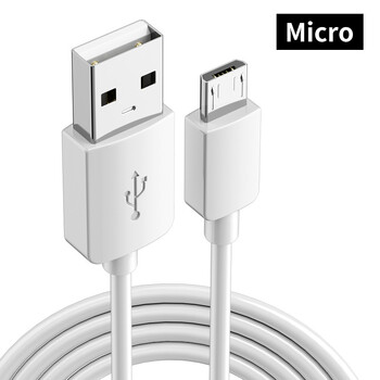 Τύπος C Καλώδιο Micro USB Long Monitoring Charge 6A Fast Date Wire USB Ημερομηνία φόρτισης Καλώδιο κινητής τηλεφωνίας Τροφοδοτικό Extended Wire