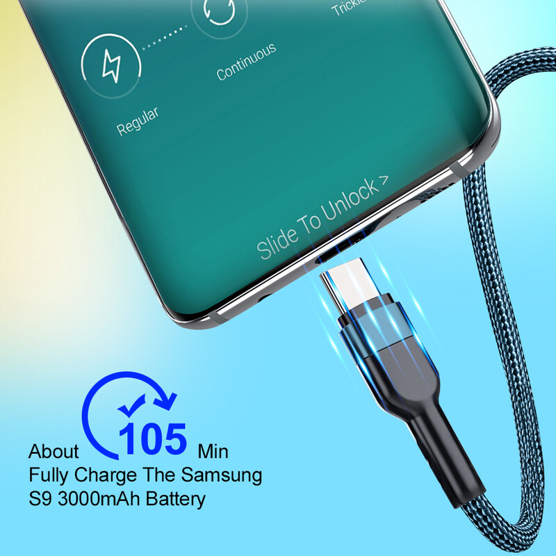 Kabel za brzi punjač tipa C USB C najlonski kabel za Xiaomi Huawei Oneplus Poco Samsung Iphone 15 16 USB C punjač Data kabel