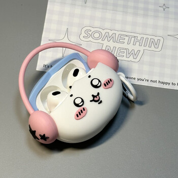 Cute Hachiwares Headphone Protective Case Listening To Music Style 2024 Airpods IPhone Pro2 Ασύρματη θήκη ακουστικών Bluetooth