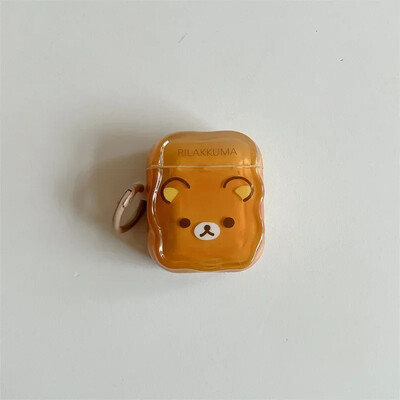 Couple Cartoon Bear Case za AirPods 4 Airpod 1 2 3 Pro Pro2 Bluetooth slušalice Kutija za punjenje Zaštitna maska za slušalice