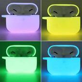 Svjetleće silikonske futrole za slušalice za Airpods 1/2, Airpods 3 Futrola Slušalice Zaštitna futrola za Apple Airpods Pro