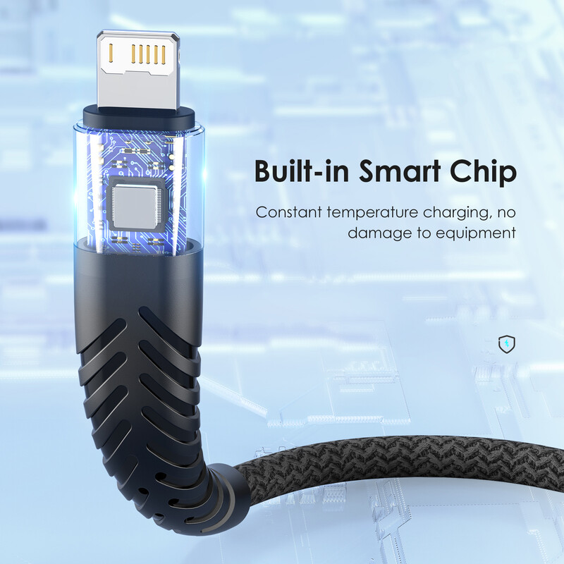 3A greito įkrovimo USB laidas, skirtas iPhone 14 13 12 11 Pro Max Xs X XR 6 6s 7 8 Plus iPad Mini mobiliojo telefono įkroviklio laido duomenų laidas 3 m