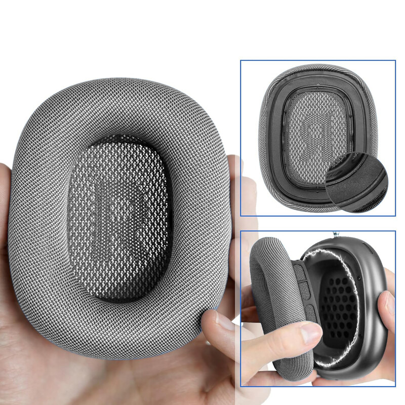 KUTOU jastučić za uši za Apple Airpods Max zamjenska spužva za memoriju jastučić navlaka za slušalice štitnik za uši Zaštitna oprema za slušalice