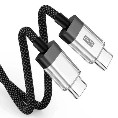 Tip C do C Kabeli za brzo punjenje Prozirne pletene žice za Samsung S24 Mi Google Huawei Android telefone USB-C podatkovni kabel