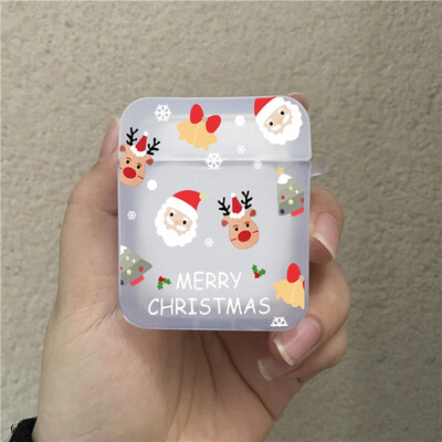 Θήκη ακουστικών Χριστουγέννων Reindeer για Airpods 3rd 2 Pro 4th Covers for Airpod 2 3 1 Πρωτοχρονιάτικο προστατευτικό αξεσουάρ Shell Fundas