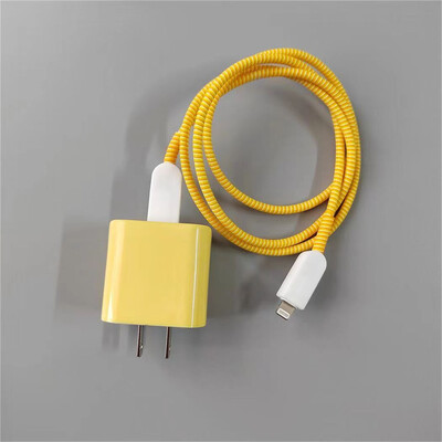 Y2k slatka meka silikonska zaštitna futrola za punjač za iPhone 11 12 13 14 15 18/20W Fast Charge Protection maska za punjač