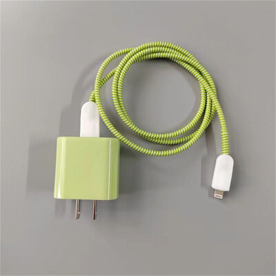 Y2k slatka meka silikonska zaštitna futrola za punjač za iPhone 11 12 13 14 15 18/20W Fast Charge Protection maska za punjač