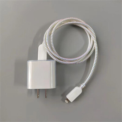 Y2k slatka meka silikonska zaštitna futrola za punjač za iPhone 11 12 13 14 15 18/20W Fast Charge Protection maska za punjač