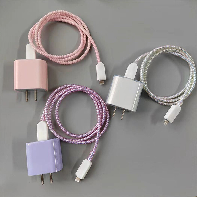 Y2k slatka meka silikonska zaštitna futrola za punjač za iPhone 11 12 13 14 15 18/20W Fast Charge Protection maska za punjač