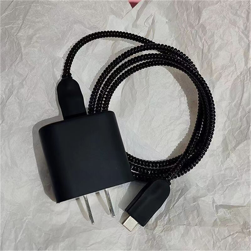 Y2k slatka meka silikonska zaštitna futrola za punjač za iPhone 11 12 13 14 15 18/20W Fast Charge Protection maska za punjač