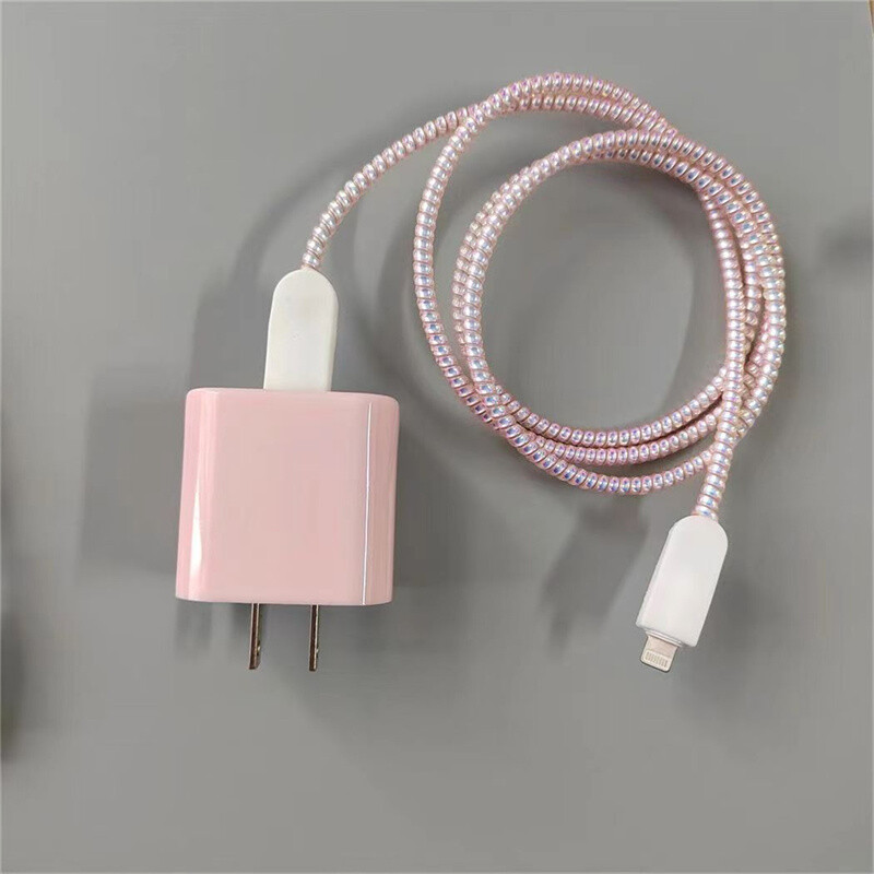 Y2k slatka meka silikonska zaštitna futrola za punjač za iPhone 11 12 13 14 15 18/20W Fast Charge Protection maska za punjač