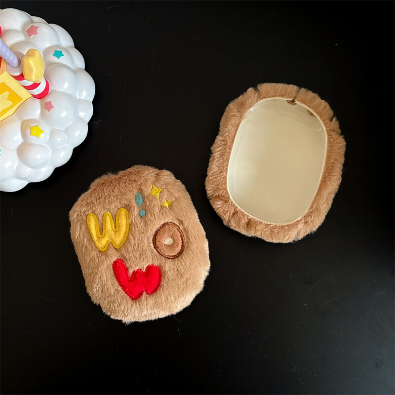 1 чифт зимна козина забавен пухкав плюшен калъф за чаши за уши за Airpods Max Airpodmax против надраскване Удароустойчив капак за слушалки Аксесоари