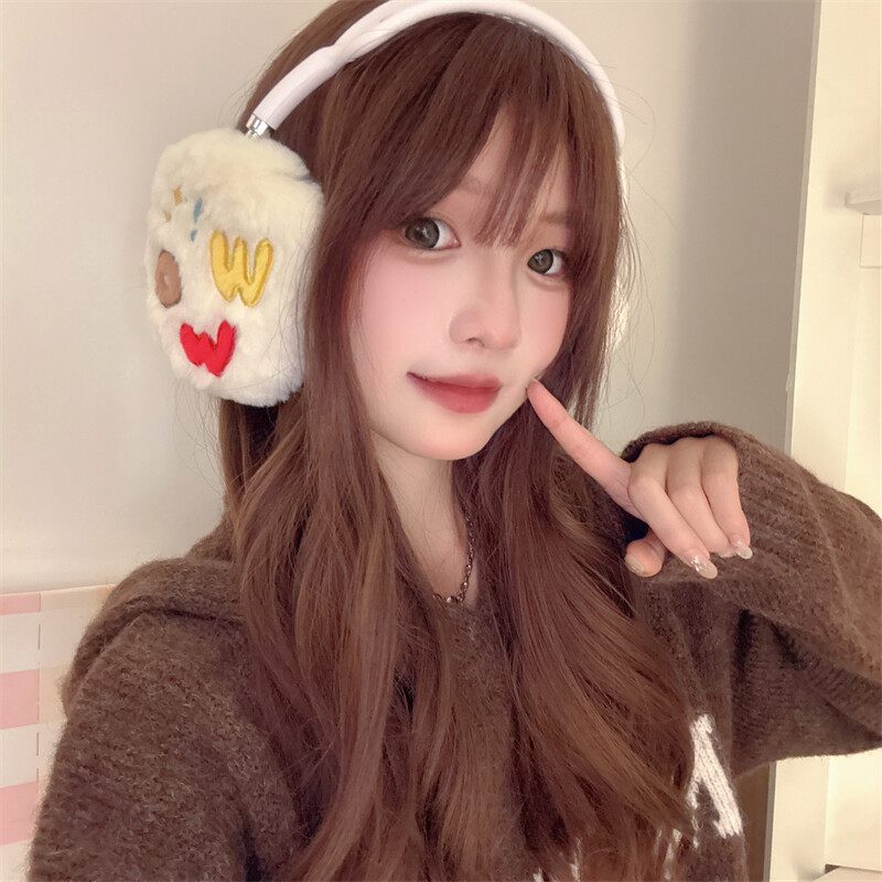 1 чифт зимна козина забавен пухкав плюшен калъф за чаши за уши за Airpods Max Airpodmax против надраскване Удароустойчив капак за слушалки Аксесоари