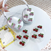 Za Airpods Max torbica za slušalice Luksuzna Cherry Flash Diamond silikonska zaštitna maska za Apple Airpods Max Sport torbica za slušalice