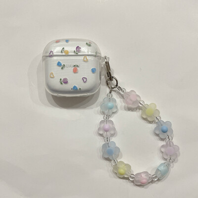 1 kom Heart Pattern Futrole za slušalice s narukvicom za HUAWEI FreeBuds SE 2 Zaštitna maska Zaštitna kutija za dodatke za slušalice