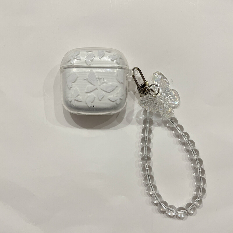 1 kom Heart Pattern Futrole za slušalice s narukvicom za HUAWEI FreeBuds SE 2 Zaštitna maska Zaštitna kutija za dodatke za slušalice