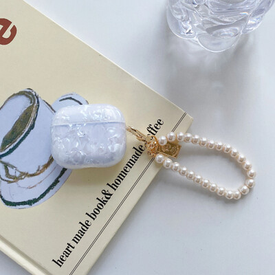 Pearl ausinių dėklai Airpods 4 Leopard pakabinami ausinių apsauginiai dangteliai, skirti Apple Airpod 3 Pro 2 1 3rd Pro Generation Case