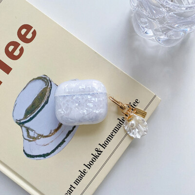 Pearl ausinių dėklai Airpods 4 Leopard pakabinami ausinių apsauginiai dangteliai, skirti Apple Airpod 3 Pro 2 1 3rd Pro Generation Case