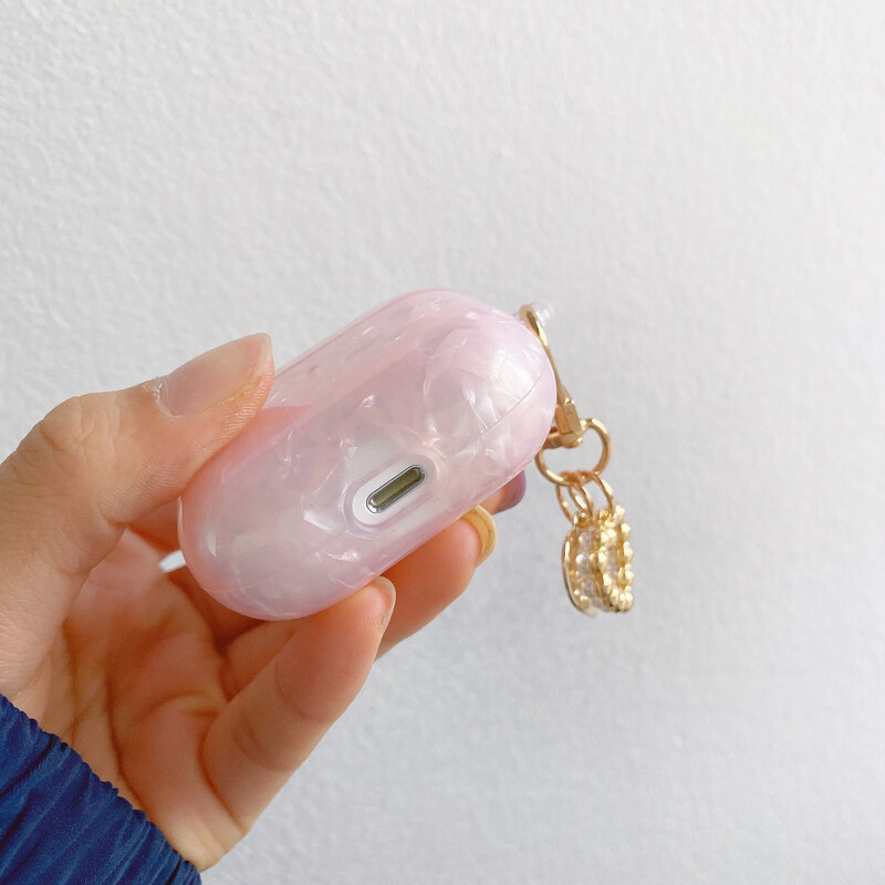 Pearl ausinių dėklai Airpods 4 Leopard pakabinami ausinių apsauginiai dangteliai, skirti Apple Airpod 3 Pro 2 1 3rd Pro Generation Case