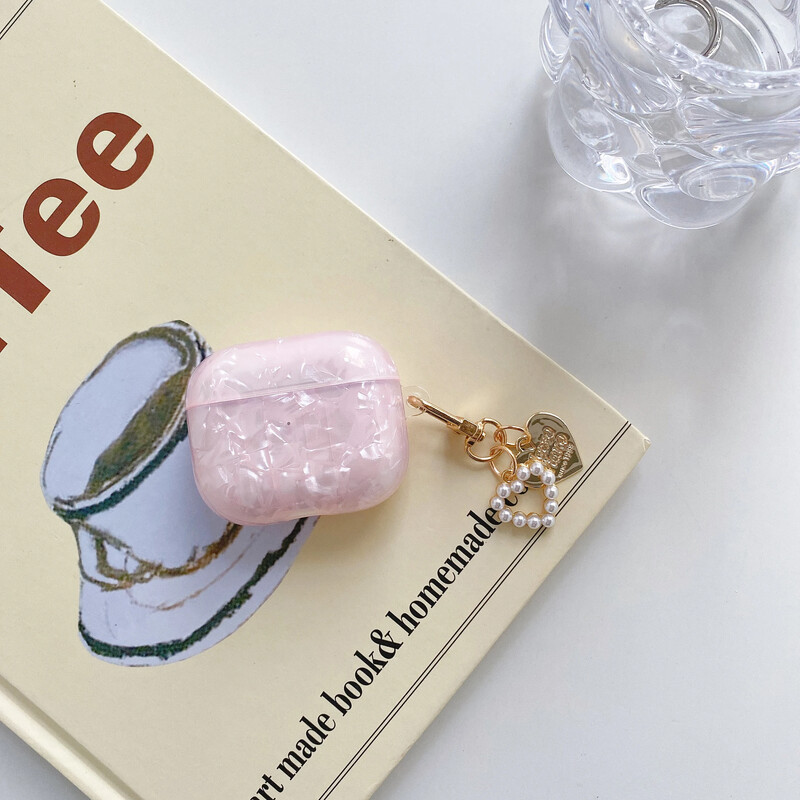 Pearl ausinių dėklai Airpods 4 Leopard pakabinami ausinių apsauginiai dangteliai, skirti Apple Airpod 3 Pro 2 1 3rd Pro Generation Case