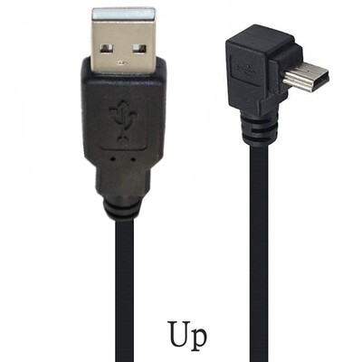 5M 3M USB Type-A do Mini 5Pin GORE Dolje Lijevo Desno kutno 90 stupnjeva Kabel za brzi podatkovni punjač za GPS navigator Jy27 20 Dropship