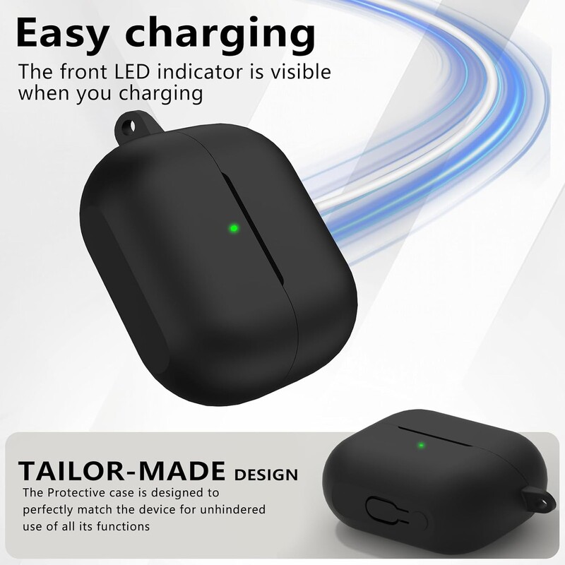 Silikonska torbica za Samsung Galaxy Buds 3 / Buds 3 Pro Earbuds Dodaci Poklopac otporan na udarce Privjesak za ključeve Coque Capa Fundas