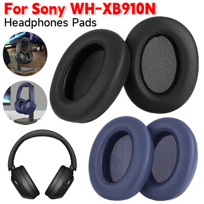 Skirta Sony WH-XB910N ausinėms Keičiamos ausų pagalvėlės pagalvėlės dangtelis Baltyminės odinės ausinės Ausinės pagalvėlės Atminties putplasčio ausų pagalvėlės