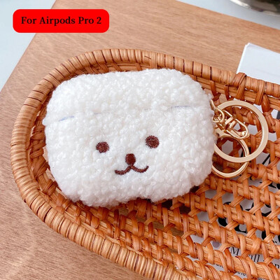 Za Airpods 4 Pro Case 2022 Cute Fluffy Dog Slušalica Slušalica Poklopac za slušalice Apple AirPod 3 2 Pro 2nd Generation Pro USB C Case