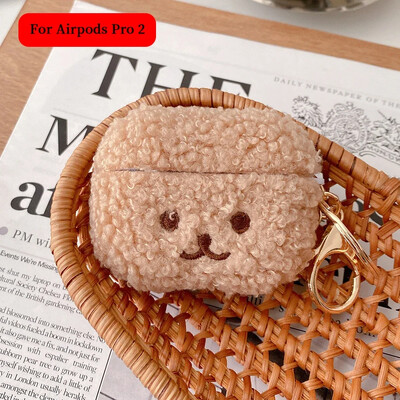 Za Airpods 4 Pro Case 2022 Cute Fluffy Dog Slušalica Slušalica Poklopac za slušalice Apple AirPod 3 2 Pro 2nd Generation Pro USB C Case