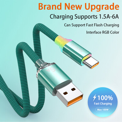 JINMUXI USB Type C gyorstöltő kábel 20w-120w 1.5A-6A Xiaomi Redmi Huawei Oppo Oneplus IPhone1516 gyorstöltő adatkábelhez