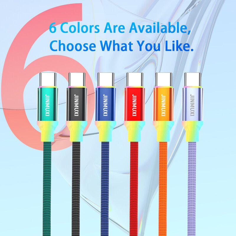 JINMUXI USB tip C kabel za brzo punjenje 20w-120w 1.5A-6A za Xiaomi Redmi Huawei Oppo Oneplus IPhone1516 podatkovni kabel za brzo punjenje