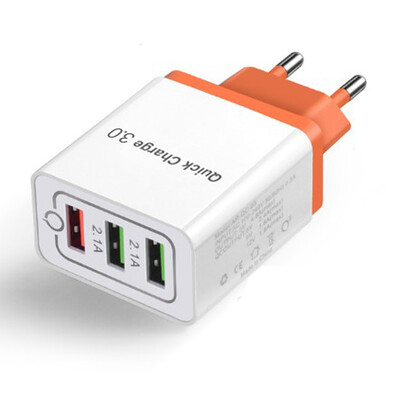 4 USB 45W USB punjač Fast Charge QC 3.0 zidno punjenje za iPhone 15 14 Samsung Xiaomi Mobile 4 porta EU US Plug Adapter Travel