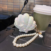 Obložena školjkasta futrola za AirPods Pro 2 Zaštitna navlaka za Airpods 3 2 1 Dodaci za slušalice s poklopcem za privjesak