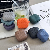 Prozračna futrola od tkane teksture za Apple AirPods 4 3 2 1 Pro Cases Poklopac AirPods Pro 2 Pleteni uzorak Poklopac za bežične slušalice