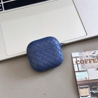 Prozračna futrola od tkane teksture za Apple AirPods 4 3 2 1 Pro Cases Poklopac AirPods Pro 2 Pleteni uzorak Poklopac za bežične slušalice