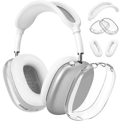 Κάλυμμα 3 σε 1 για AirPods Max Case Ασύρματα ακουστικά TPU Θήκες αντικραδασμικής προστασίας για Apple AirPods Max Protective Coque για AirPod Max