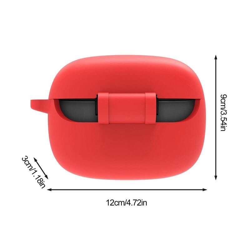 Силиконов калъф за JBL Wave Beam Earbuds Earphones Cover Защитна обвивка против падане за слушалки Blue Tooth с карабинер