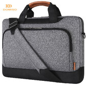 Domiso vodootporna navlaka za prijenosno računalo s remenom za rame za 15,6" 17" inčnu torbu za prijenosno računalo velikog kapaciteta