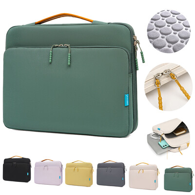 Laptop Sleeve Bag 13,3 14,1 15,6 hüvelykes notebook tok Macbook Air Pro-hoz Hordozható utazási hordtáska Számítógép vízálló kézitáska