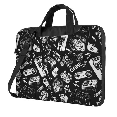 Torbica za prijenosno računalo i tablet od 15,6 inča za videoigre, torba za rame Cool Patten torba za prijenosno računalo na rame, torbica za 13/14 inča
