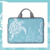 1-dijelni set, torba za laptop s uzorkom kornjače, aktovka, pogodna za prijenosna računala od 14 inča, fiksna torba za prijenosno računalo