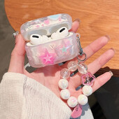 Stars Wavy Silikonska meka narukvica otporna na udarce Love ins Slatka futrola za bežične Bluetooth slušalice za Apple Airpods Pro 2nd 3 2 1 Capa