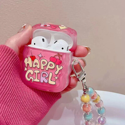 Stars Wavy Silikonska meka narukvica otporna na udarce Love ins Slatka futrola za bežične Bluetooth slušalice za Apple Airpods Pro 2nd 3 2 1 Capa