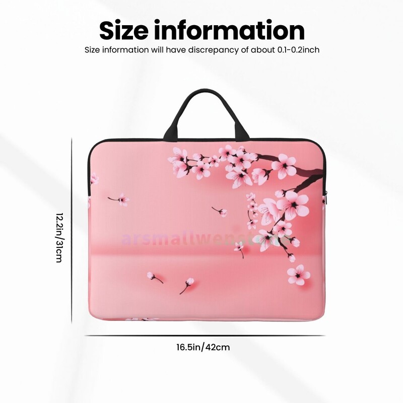 Japanska Sakura Branch torba za prijenosno računalo Vodootporna velika torbica za prijenosno računalo Torba za računalo Uredska poslovna putovanja 14 inča
